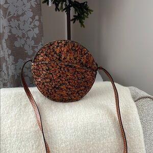Patricia Nash Floral Round Crossbody Bag